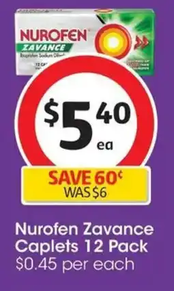 Coles Nurofen Zavance Caplets offer