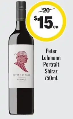 Coles Peter Lehmann Portrait Shiraz offer