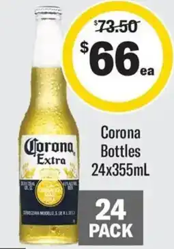 Coles Corona Extra Bottles offer