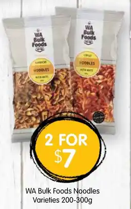 Spudshed Wa bulk foods noodles varieties offer