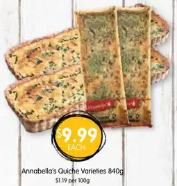 Spudshed Annabellas Quiche Varieties offer
