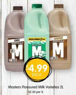 Spudshed Masters Flavoured Milk Varieties offer