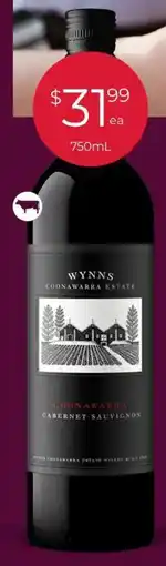 Porters Wynns coonawarra black label range offer