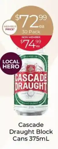 Porters Cascade Draught Block Cans offer