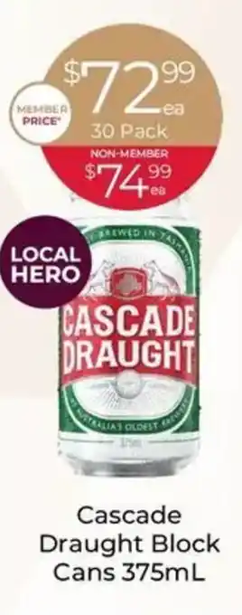 Porters Cascade Draught Block Cans offer