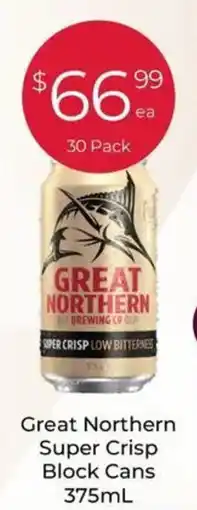 Porters Great Northern Super Crisp Block Cans offer