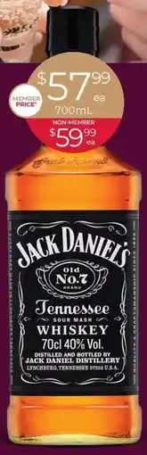 Porters Jack Daniel's Old Number 7 Whiskey offer