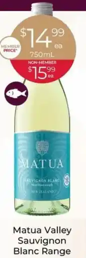 Porters Matua Valley Sauvignon Blanc Range offer
