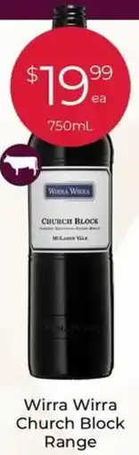 Porters Wirra Wirra Church Block Range offer