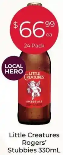 Porters Little Creatures Rogers' Stubbies offer