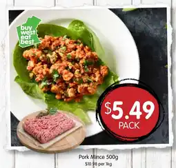 Spudshed Pork Mince offer