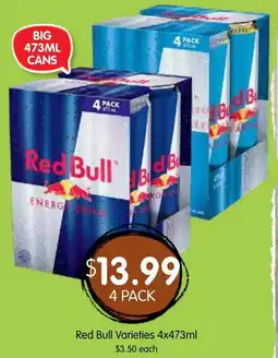 Spudshed Red Bull Varieties offer