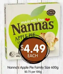 Spudshed Nannas Apple Pie Family Size offer