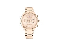 Bevilles Jewellery Tommy Hilfiger Multi-function Carnation Gold Steel Ladies Watch offer