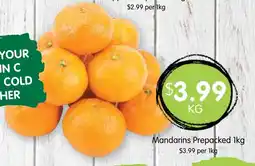 Spudshed Mandarins Prepacked offer
