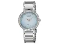 Bevilles Jewellery Seiko Caprice Solar Blue and Silver Women&#039;s Watch SUP447P offer