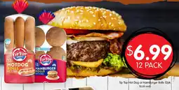 Spudshed Tip Top Hot Dog or Hamburger Rolls offer