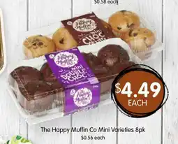 Spudshed The Happy Muffin Co Mini Varieties offer