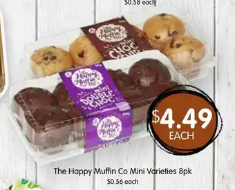 Spudshed The Happy Muffin Co Mini Varieties offer