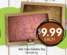 Spudshed Slab Cake Varieties offer
