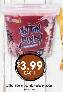 Spudshed Lolliboni Cotton Candy Rasberry offer