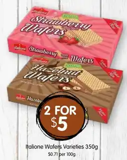 Spudshed Italione Wafers Varieties offer