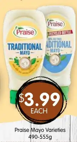 Spudshed Praise Mayo Varieties offer
