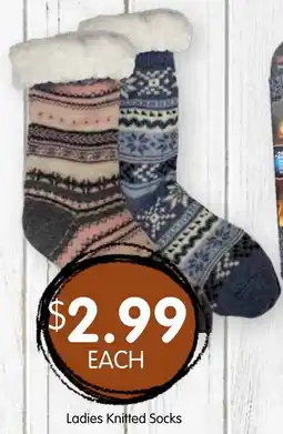 Spudshed Ladies Knitted Socks offer