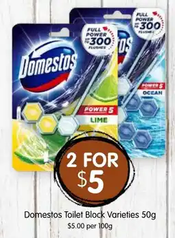 Spudshed Domestos Toilet Block Varieties offer