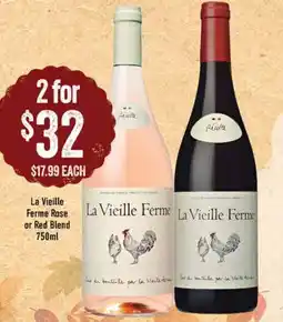 Spudshed La Vieille Ferme Rose or Red Blend offer