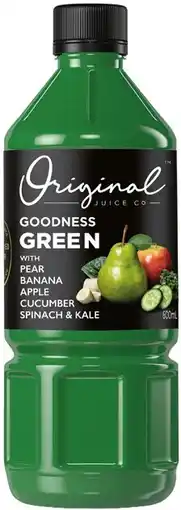 IGA Original Juice Co Goodness Green Juice offer