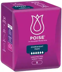 IGA Poise Pads 8‑16 Pack Selected Varieties offer