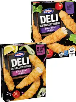 IGA Birds Eye Deli Fish Fillets Selected Varieties offer