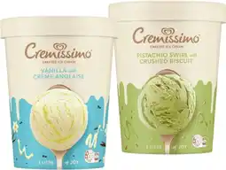 IGA Streets Cremissimo Ice Cream Selected Varieties offer
