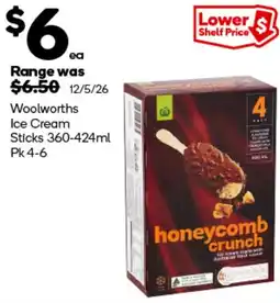 Woolworths Woolworths Ice Cream Sticks offer