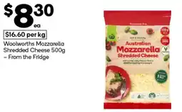 Woolworths Woolworths Mozzarella Shredded Cheese offer