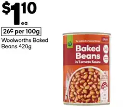 Woolworths Woolworths Baked Beans offer