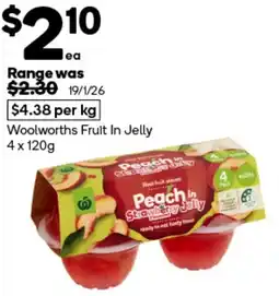 Woolworths Woolworths Fruit In Jelly offer