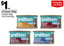 Woolworths Smitten Wet Cat Food offer