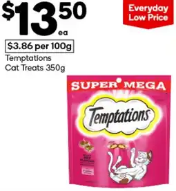 Woolworths Temptations Cat Treats offer