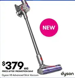 BIG W Dyson V8 Advanced Stick Vaccum offer