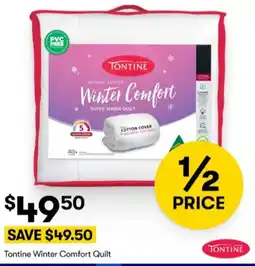BIG W Tontine Winter Comfort Quilt offer