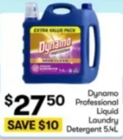 BIG W Dynamo Professional Liquid Laundry Detergent offer