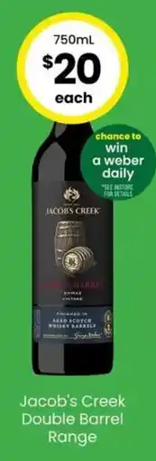 The Bottle O Jacob's Creek Double Barrel Range offer