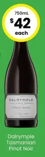 The Bottle O Dalrymple Tasmanian Pinot Noir offer