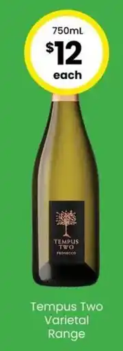 The Bottle O Tempus Two Varietal offer