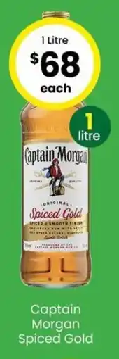 The Bottle O Captain Morgan Spiced Gold offer