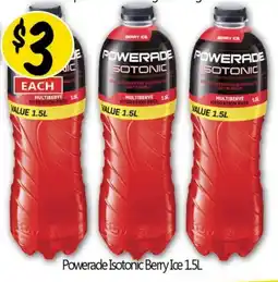 NQR Powerade Isotonic Berry Ice offer
