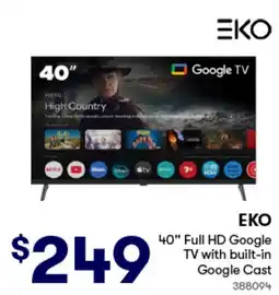 Woolworths 40 full hd google tv with built in google cast offer