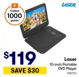 Woolworths Laser portable dvd player offer